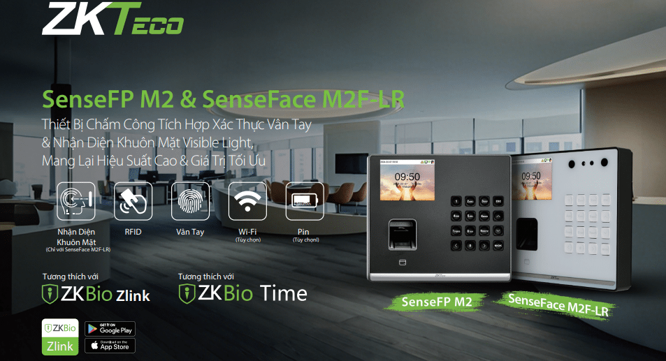 ZKTeco SenseFace M2F-LR