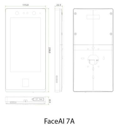 ZKTeco FaceAI 7A